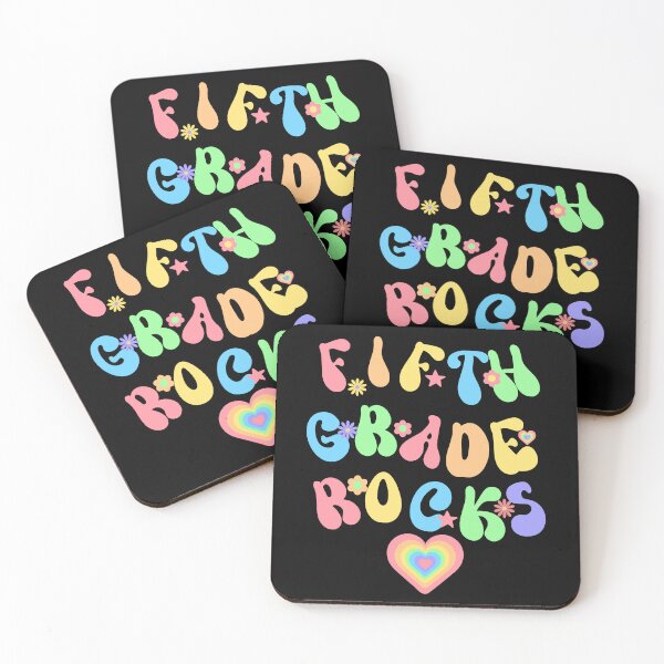 Item preview, FIFTH GRADE ROCKS, BACK TO SCHOOL, FIRST DAY OF SCHOOL designed and sold by TeyMank.