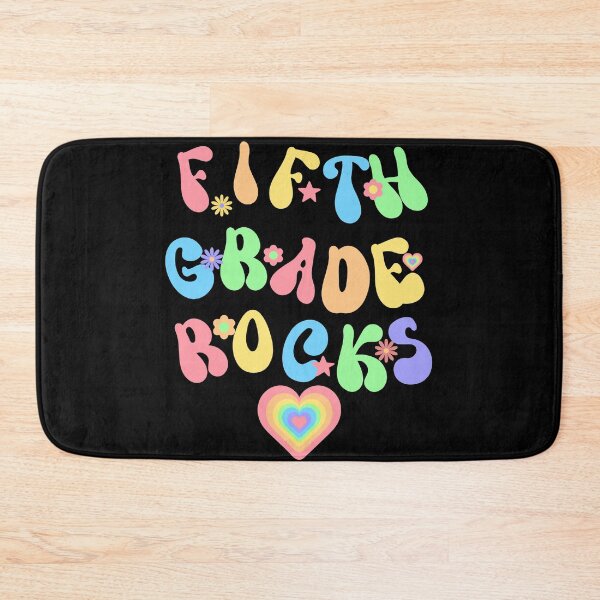 Item preview, FIFTH GRADE ROCKS, BACK TO SCHOOL, FIRST DAY OF SCHOOL designed and sold by TeyMank.