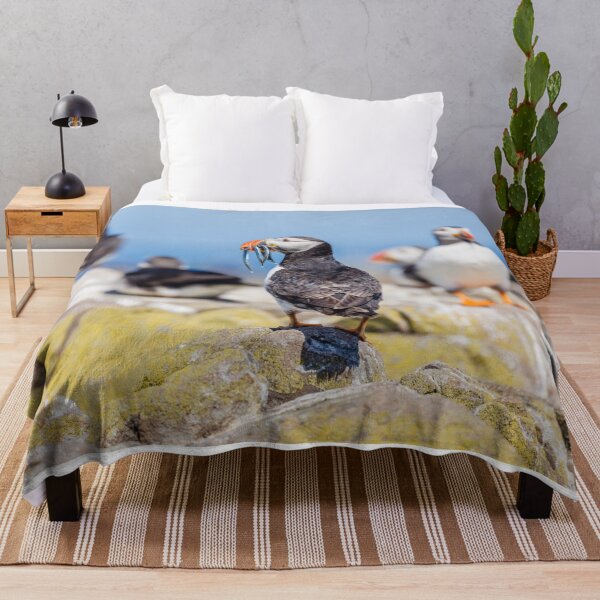 Item preview, Atlantic Puffin with Sand Eels designed and sold by Graham Prentice.