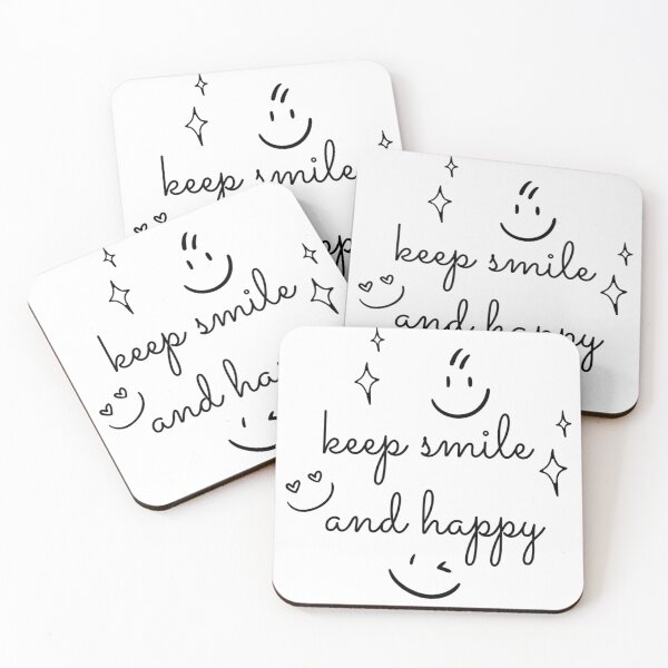 Item preview, keep smiling and happy designed and sold by Rian Design Styles.