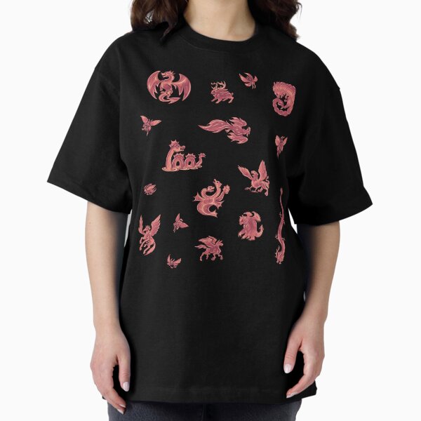 Item preview, Metallic Fantasy Set Pink (Black Background) designed and sold by BlazeraptorGirl.