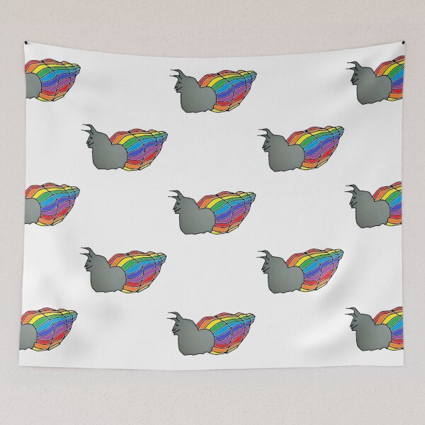 Item preview, KABFA Designs Anneka Marie, Rainbow Shell Snail, LGBT Snail. designed and sold by KABFA Designs.