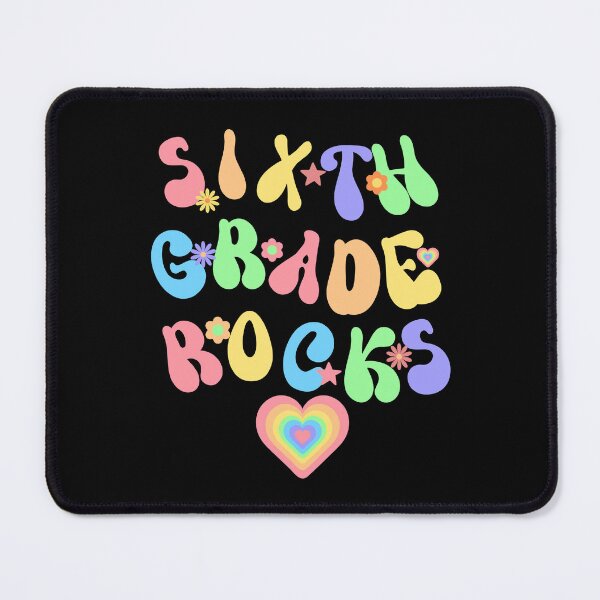 Item preview, SIXTH GRADE ROCKS, BACK TO SCHOOL, FIRST DAY OF SCHOOL designed and sold by TeyMank.