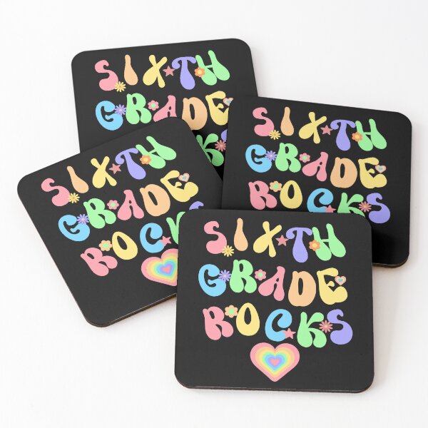 Item preview, SIXTH GRADE ROCKS, BACK TO SCHOOL, FIRST DAY OF SCHOOL designed and sold by TeyMank.