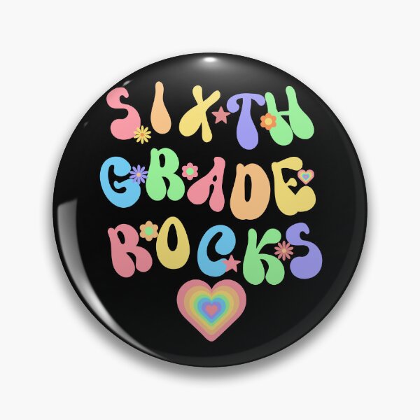 Item preview, SIXTH GRADE ROCKS, BACK TO SCHOOL, FIRST DAY OF SCHOOL designed and sold by TeyMank.