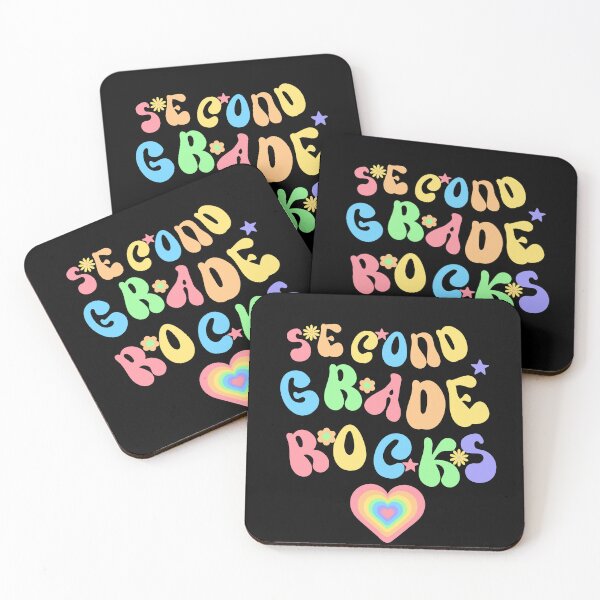 Item preview, SECOND GRADE ROCKS, BACK TO SCHOOL, FIRST DAY OF SCHOOL designed and sold by TeyMank.