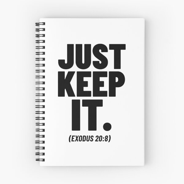 Item preview, Just Keep It (Exodus 20:8) designed and sold by thesalleyhouse.
