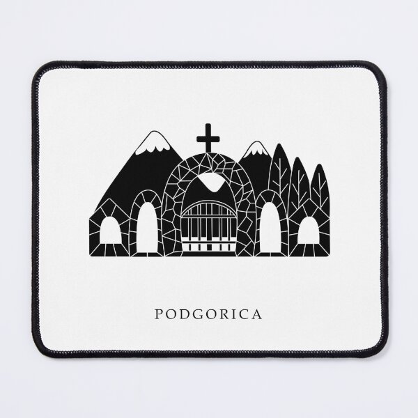 Item preview, European capitals, Podgorica city designed and sold by OM-lova.