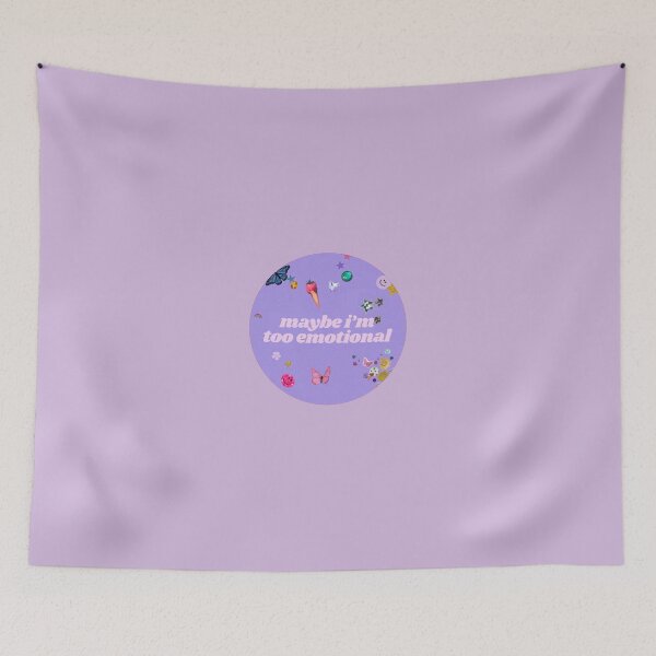 Item preview, "maybe i'm too emotional" lyric designed and sold by lilsammi.