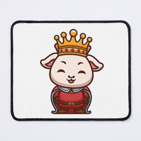 Item preview, Goat King Cute Cartoon designed and sold by GumregaStudio.