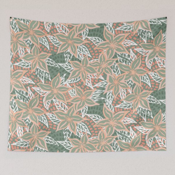 Item preview, Sage Green Garden Flowers designed and sold by Carolina Diaz.