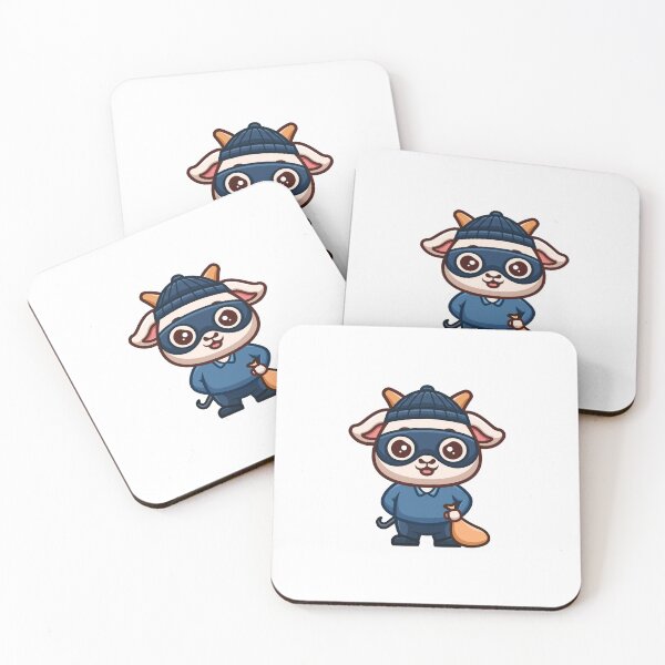 Item preview, Goat Thief Cute Cartoon designed and sold by GumregaStudio.