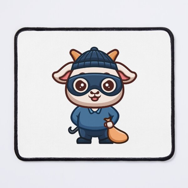 Item preview, Goat Thief Cute Cartoon designed and sold by GumregaStudio.