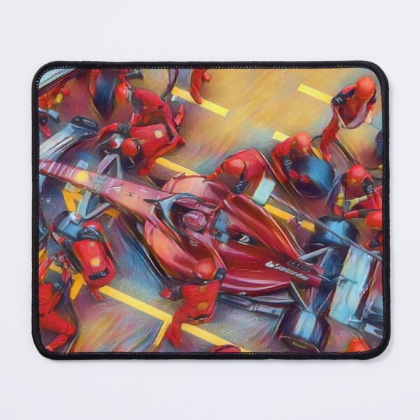 Item preview, Ferrari Pit Stop Artwork F1 Race Poster designed and sold by F1 PhotoStop.