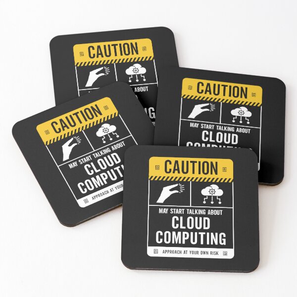 Artikelvorschau, Vorsicht kann anfangen, über Cloud Computing zu sprechen entworfen und verkauft von Uppercase Tees.