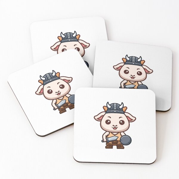 Item preview, Goat Viking Cute Cartoon designed and sold by GumregaStudio.