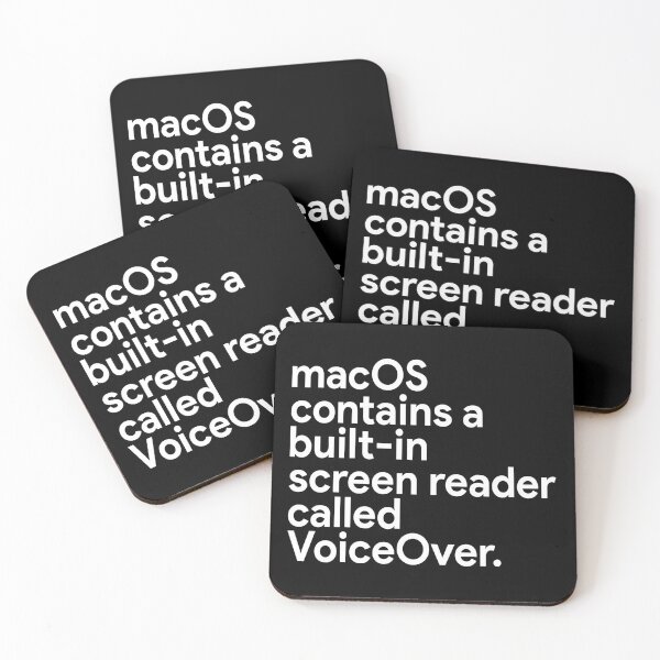 Item preview, macOS contains a built-in screen reader called VoiceOver designed and sold by addylolanden.