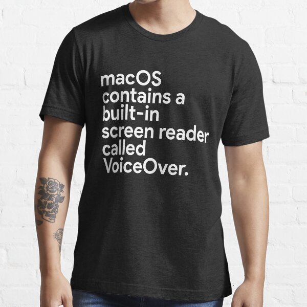 Item preview, macOS contains a built-in screen reader called VoiceOver designed and sold by addylolanden.