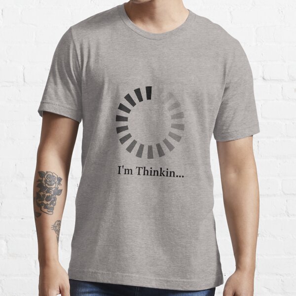 Vista previa del artículo con la obra «camiseta / estoy pensando», diseñado y vendido por mostoreee.