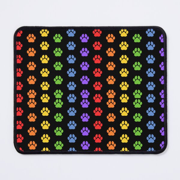 Item preview, Rainbow Paw Print Pattern designed and sold by Arianna Khalil.