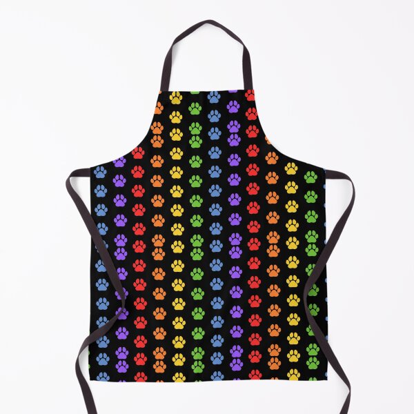 Item preview, Rainbow Paw Print Pattern designed and sold by Arianna Khalil.