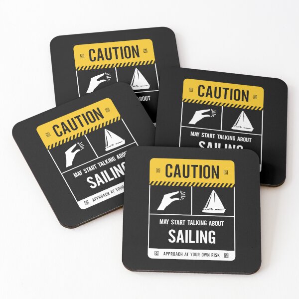 Item preview, Caution May Start Talking About Sailing designed and sold by Uppercase Tees.