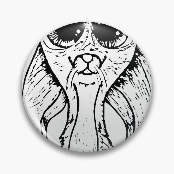 Item preview, chihuahua begging puppydog eyes line art designed and sold by LastMinuteLaura.