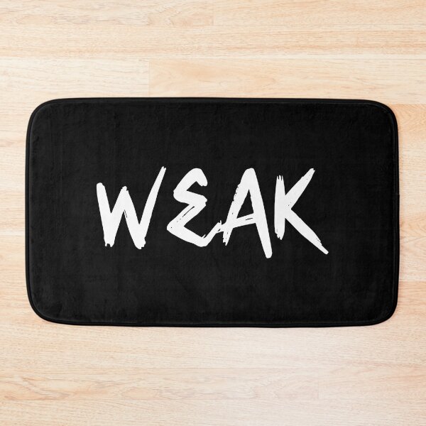 Item preview, Cool Weak Quote in Cool Brush Font White Color  designed and sold by RiciPaneto.