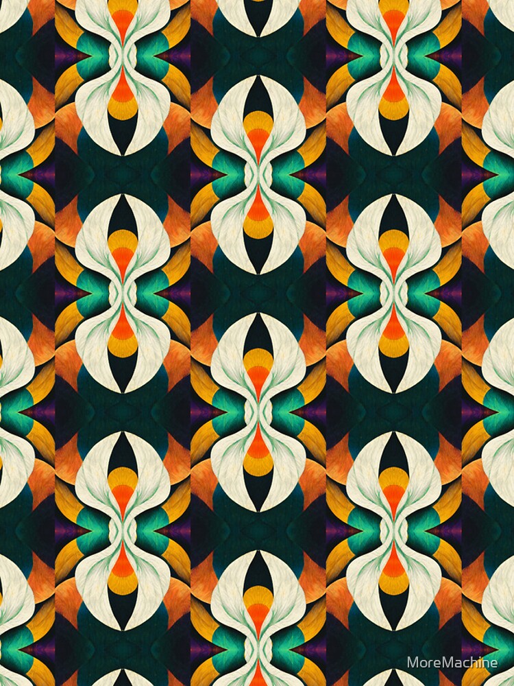 Thumbnail 4 of 4, iPhone Case, Abstract Floral Pattern, Esoteric designed and sold by MoreMachine.