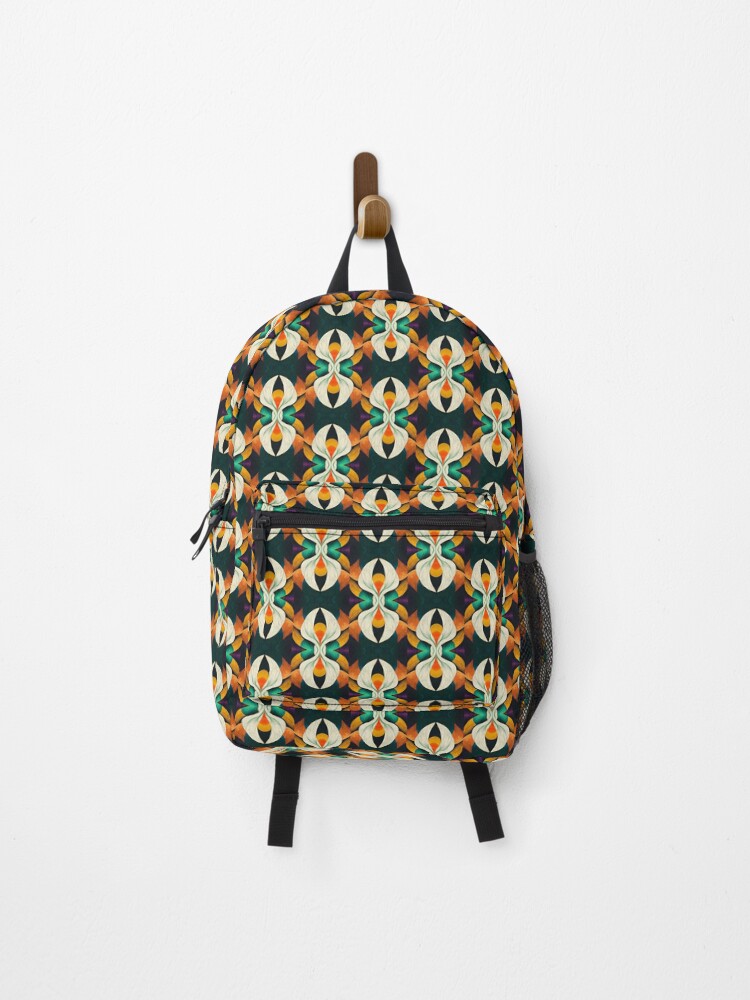 Thumbnail 1 of 3, Backpack, Abstract Floral Pattern, Esoteric designed and sold by MoreMachine.