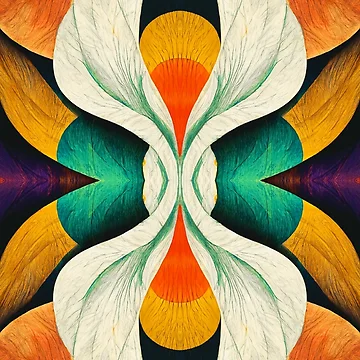 Artwork thumbnail, Abstract Floral Pattern, Esoteric by MoreMachine