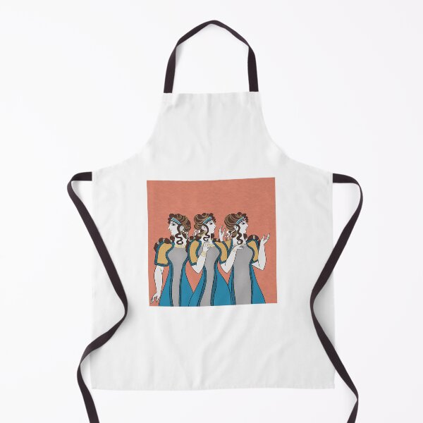 Item preview, Minoan blue ladies fresco designed and sold by Aisling Tierney.