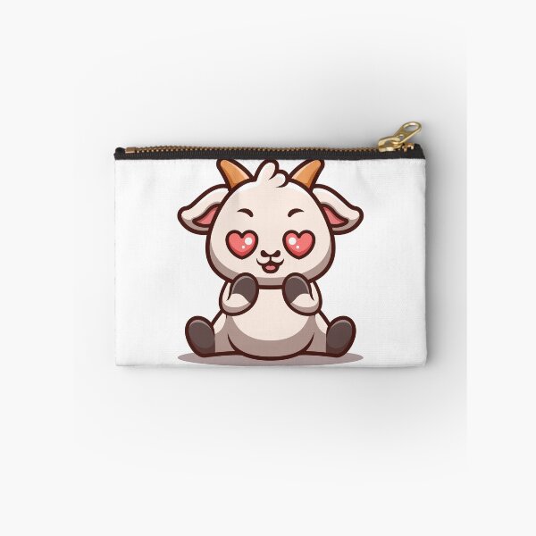 Item preview, Goat Sitting Shocked Cute Cartoon designed and sold by GumregaStudio.