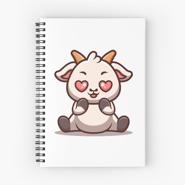 Item preview, Goat Sitting Shocked Cute Cartoon designed and sold by GumregaStudio.