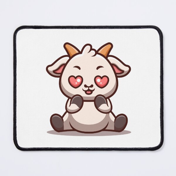 Item preview, Goat Sitting Shocked Cute Cartoon designed and sold by GumregaStudio.