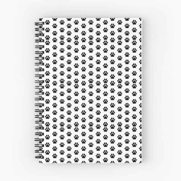 Item preview, Black Paw Print Pattern designed and sold by Arianna Khalil.
