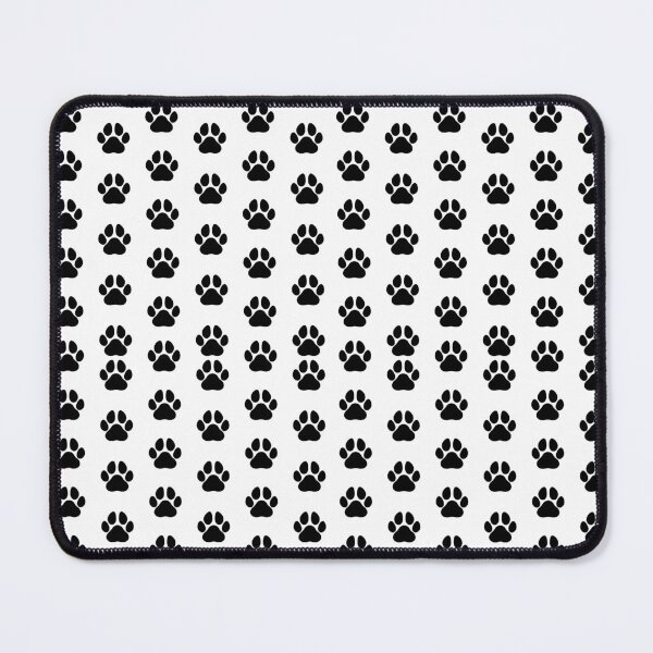 Item preview, Black Paw Print Pattern designed and sold by Arianna Khalil.