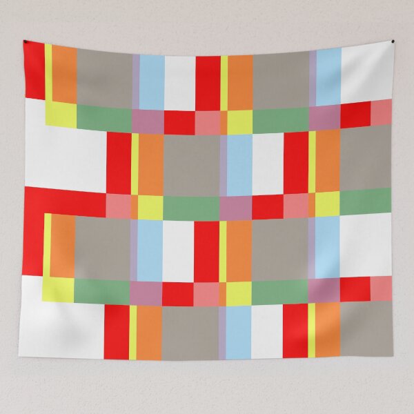 Item preview, Square Structures 2 - Red Orange Yellow "Geometric Works" designed and sold by Istvan Ocztos.