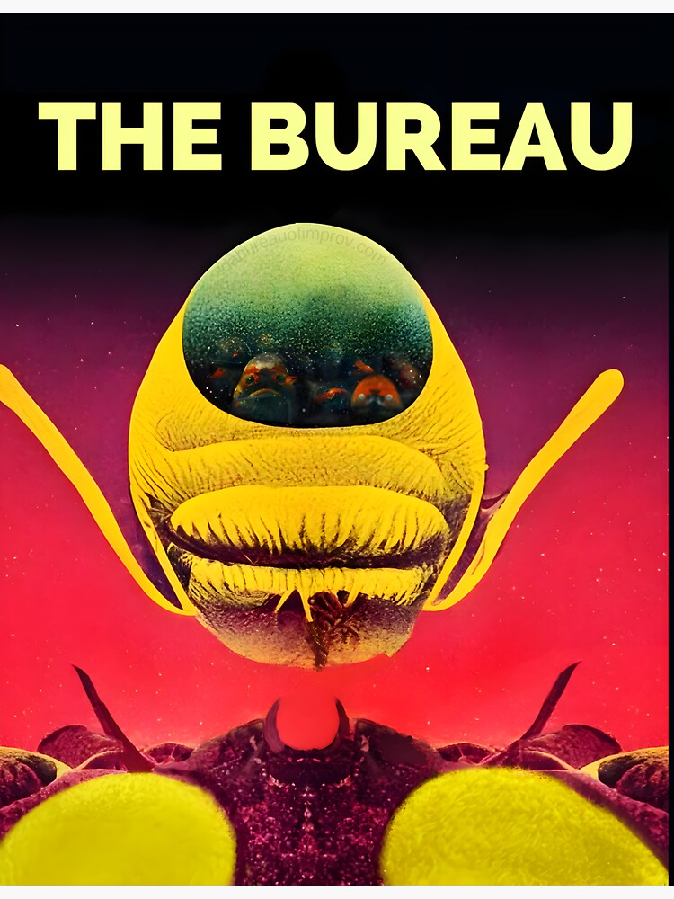 Thumbnail 3 of 3, Sticker, The Bureau Discovers the Ant  designed and sold by DaBureauOfMerch.