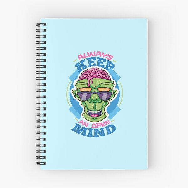 Item preview, Always Keep An Open Mind - Zombie T-shirt - Funny Design. designed and sold by YABODesigns.