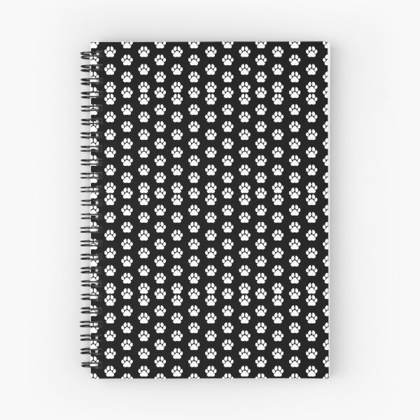 Item preview, White Paw Print Pattern designed and sold by Arianna Khalil.