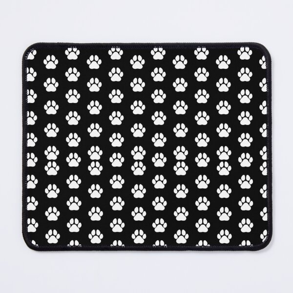 Item preview, White Paw Print Pattern designed and sold by Arianna Khalil.