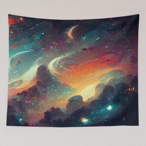 Item preview, Space Universe Galaxy Pattern designed and sold by MythicPrompts.