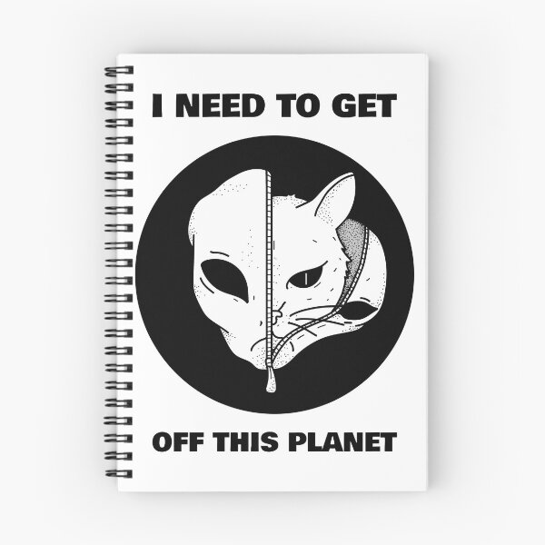 Item preview, I Need To Get Off This Planet Alien Disguise Cat designed and sold by TheWildFlix.