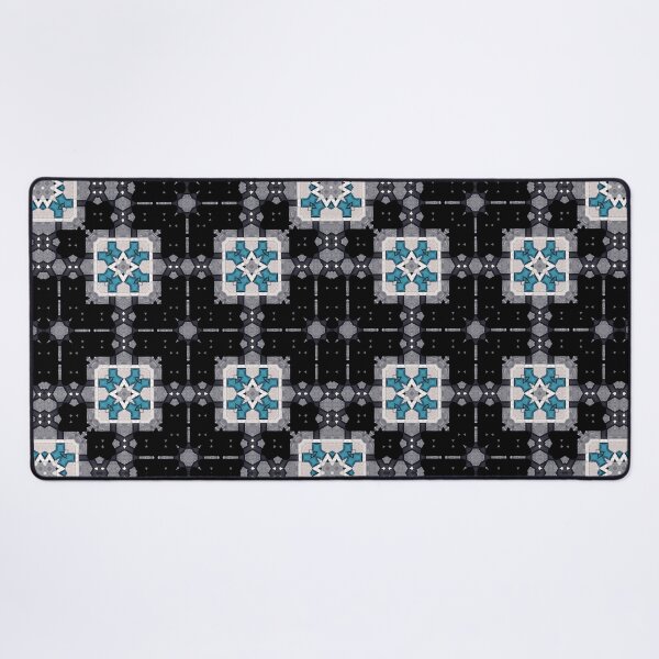 Item preview, Turquoise Tiles Mosaic Pattern by Jenny Meehan 4 designed and sold by Jenny Meehan Art Prints and Patterns .
