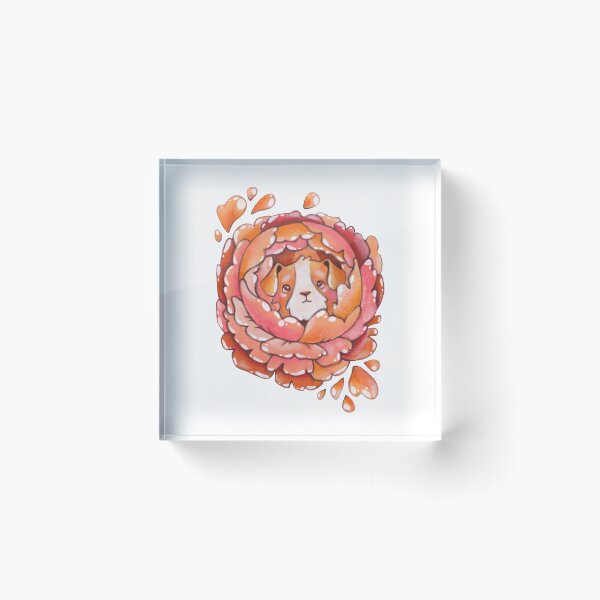 Item preview, peony puppy designed and sold by Émilie  Lienard.