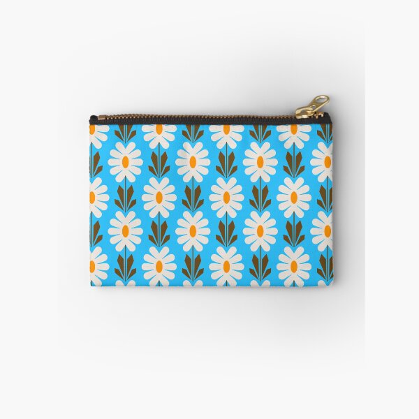 Item preview, 0961 - retro daisies, blue designed and sold by RouCouCou.