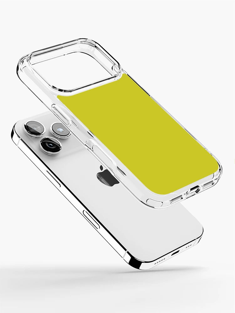 Thumbnail 2 of 5, iPhone Case, Solid Chartreuse designed and sold by rootzero.