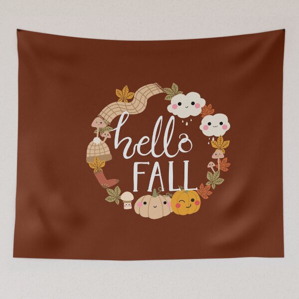 Item preview, Hello fall designed and sold by BloompodDesigns.