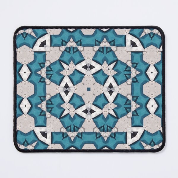 Item preview, Turquoise Tiles Mosaic Pattern by Jenny Meehan 6 designed and sold by Jenny Meehan Art Prints and Patterns .